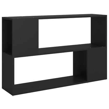 vidaXL Book Cabinet | Black | Engineered Wood | Book Cabinet | Rectangular - 100 x 24 x 63 cm