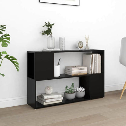 vidaXL Book Cabinet | Black | Engineered Wood | Book Cabinet | Rectangular - 100 x 24 x 63 cm