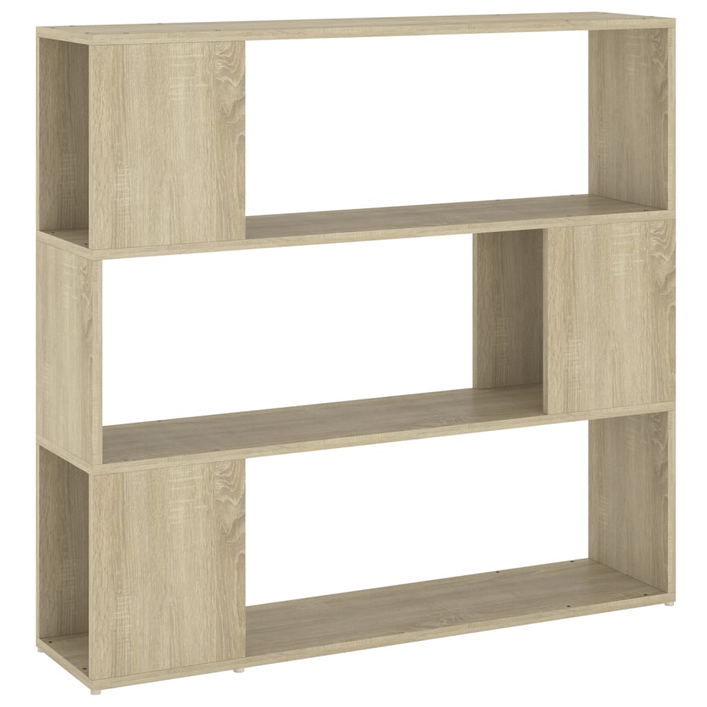 vidaXL Book Cabinet Room Divider Sonoma Oak 100x24x94 cm - Brown