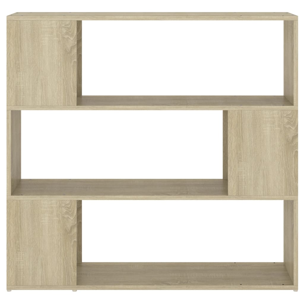 vidaXL Book Cabinet Room Divider Sonoma Oak 100x24x94 cm - Brown
