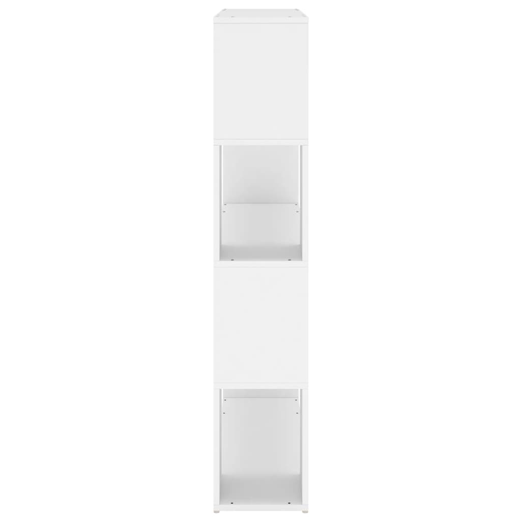 vidaXL Book Cabinet Room Divider White 100x24x124 cm