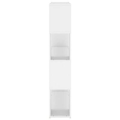 vidaXL Book Cabinet Room Divider White 100x24x124 cm