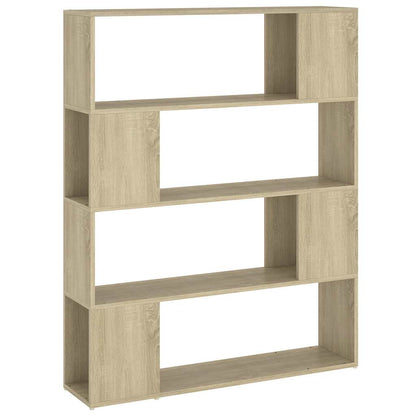 vidaXL Book Cabinet Room Divider Sonoma Oak 100x24x124 cm - Brown