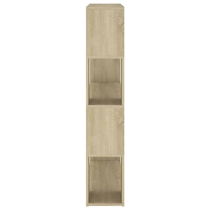 vidaXL Book Cabinet Room Divider Sonoma Oak 100x24x124 cm - Brown