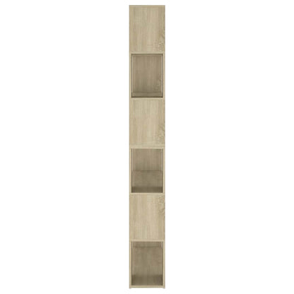 vidaXL Book Cabinet Room Divider Sonoma Oak 100x24x188 cm - Brown
