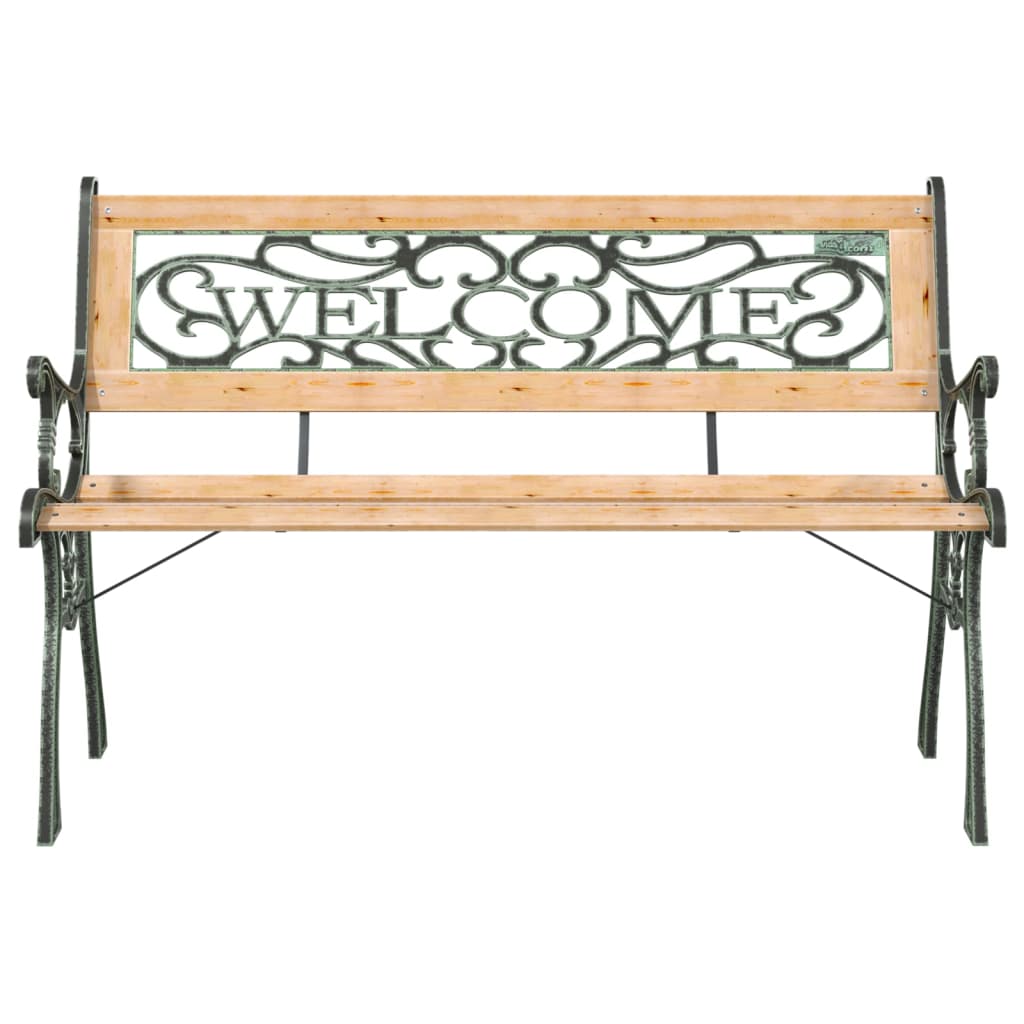 vidaXL Garden Bench 122 cm Solid Firwood - Brown