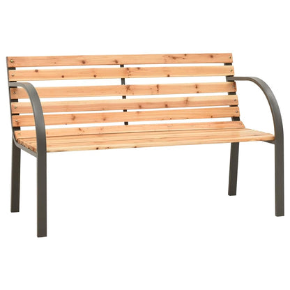 vidaXL Children Garden Bench 81 cm Chinese Fir Wood - Brown