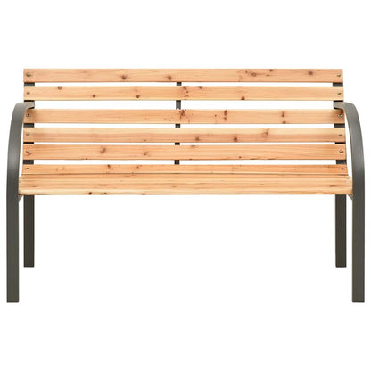 vidaXL Children Garden Bench 81 cm Chinese Fir Wood - Brown