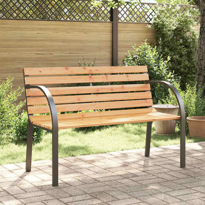 vidaXL Children Garden Bench 81 cm Chinese Fir Wood - Brown