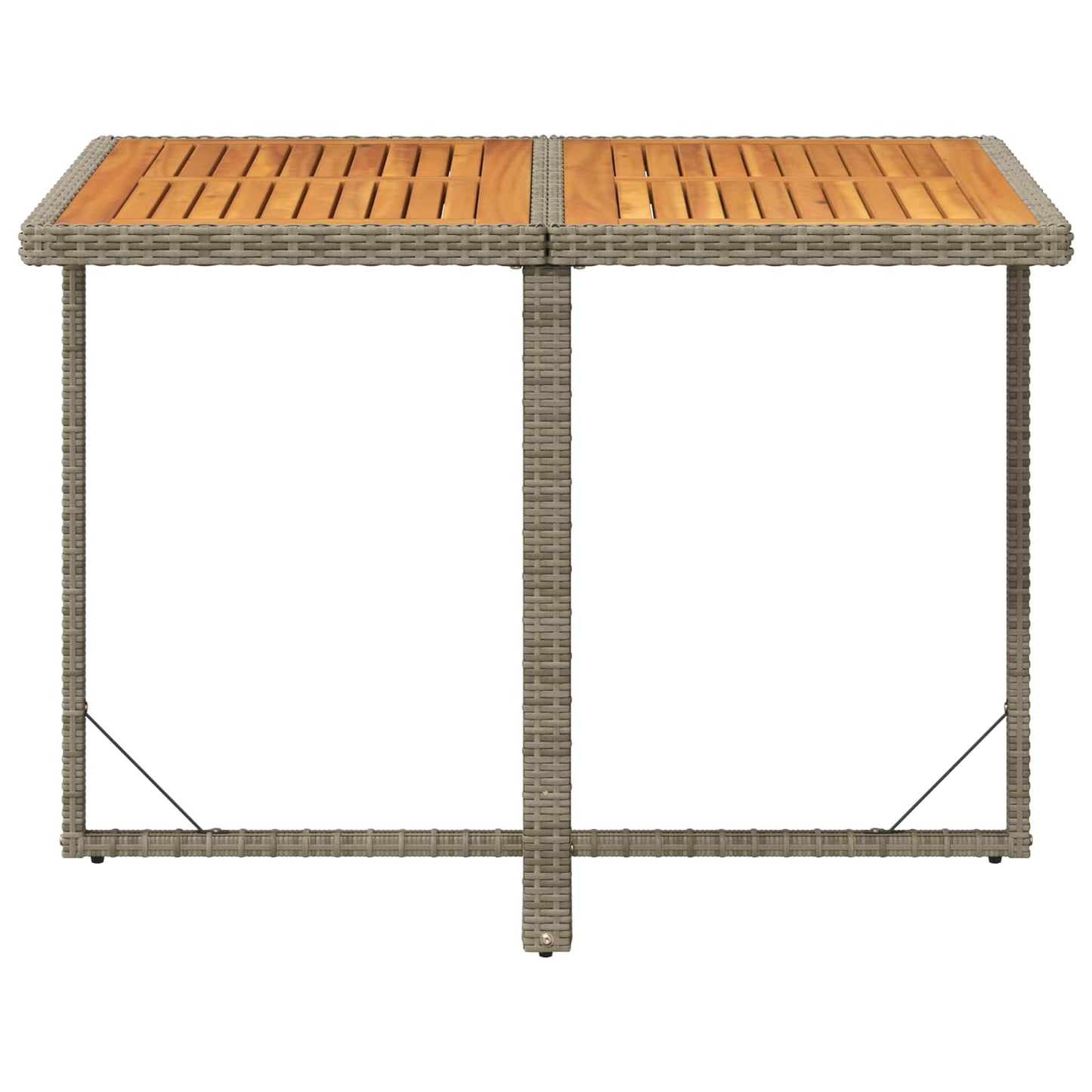 vidaXL Garden Table - Grey