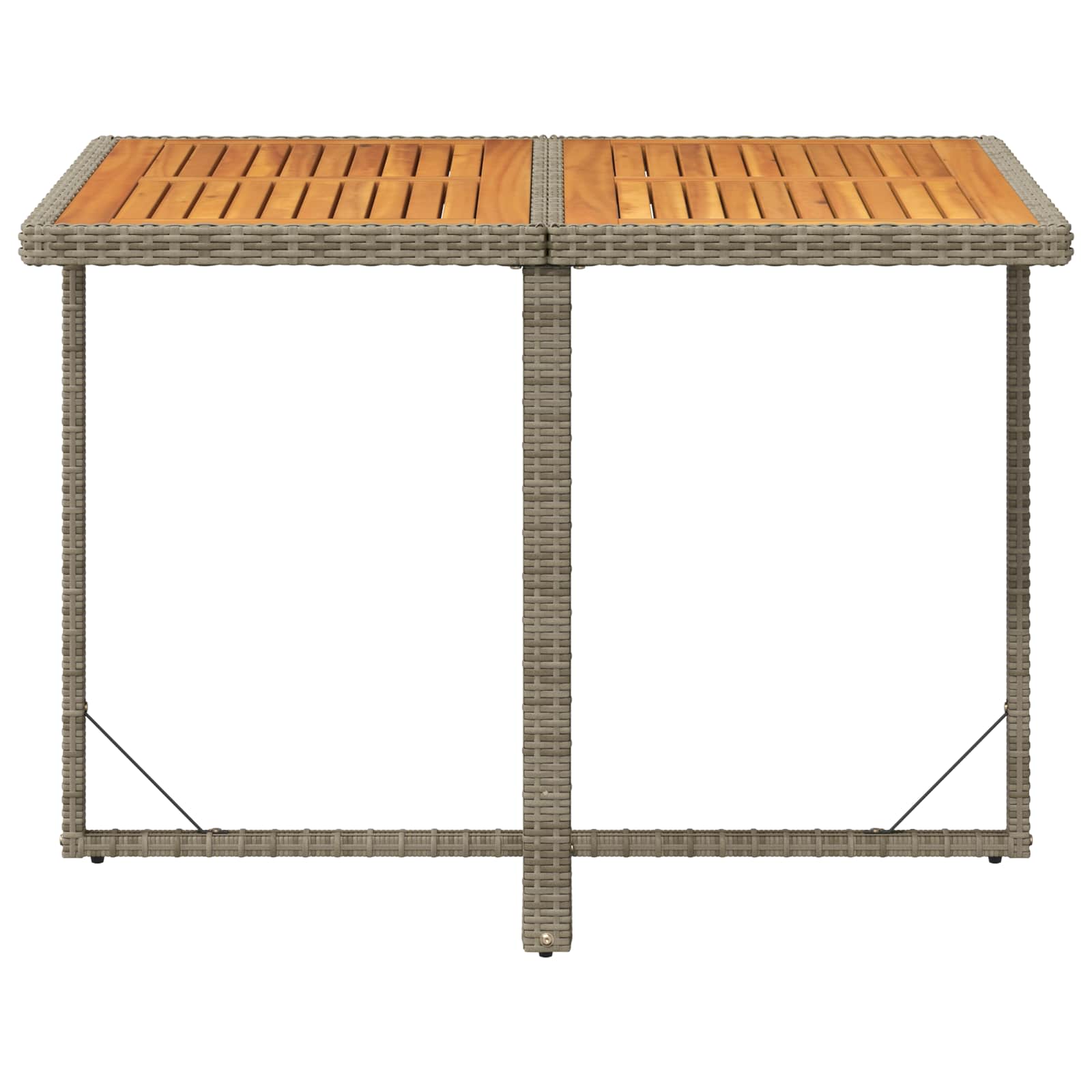 vidaXL Garden Table - Grey