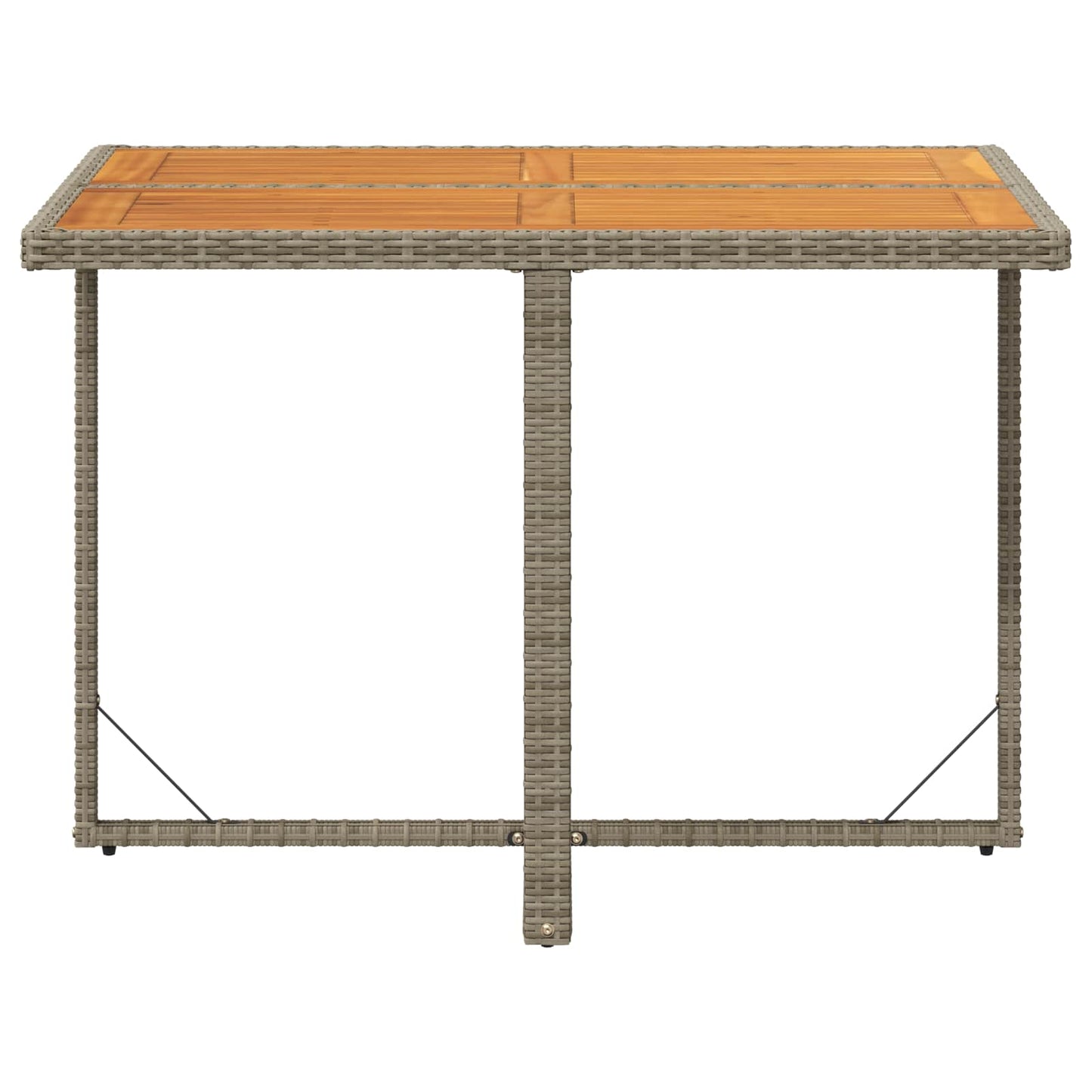 vidaXL Garden Table - Grey