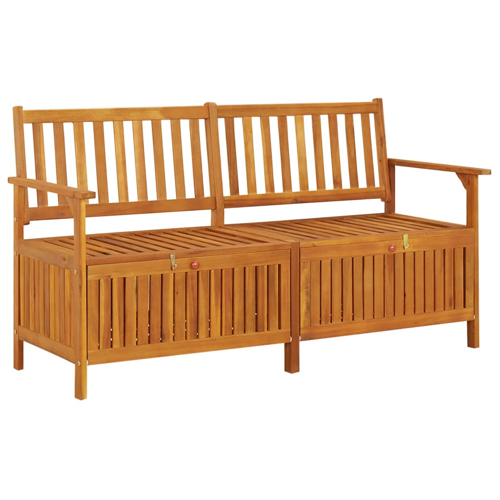 vidaXL Bench | Natural wood | Solid acacia wood | 148 cm | Bench | Rectangular - Brown - 148 x 62 x 84 cm