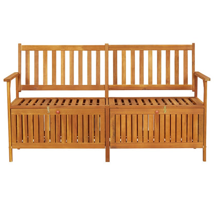 vidaXL Bench | Natural wood | Solid acacia wood | 148 cm | Bench | Rectangular - Brown - 148 x 62 x 84 cm