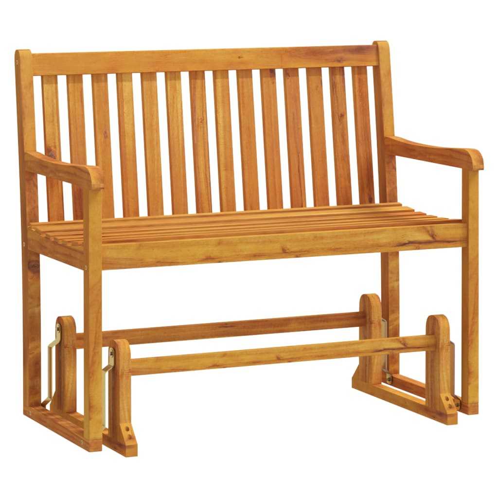 vidaXL Garden Swing Bench 110 cm Solid Acacia Wood - Brown
