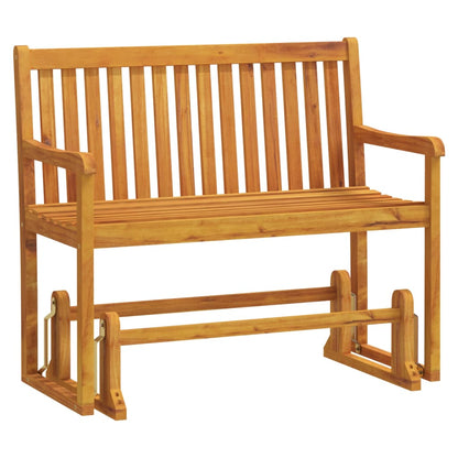 vidaXL Garden Swing Bench 110 cm Solid Acacia Wood - Brown