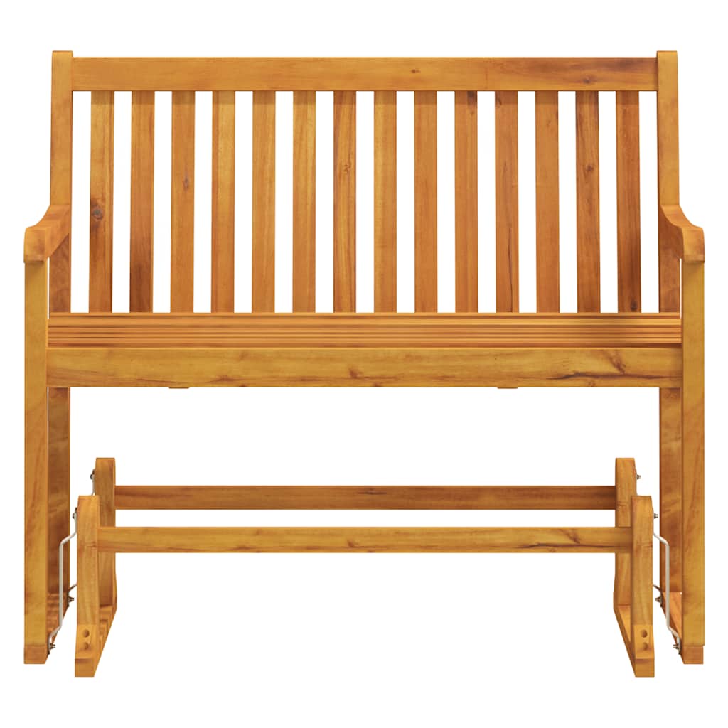 vidaXL Garden Swing Bench 110 cm Solid Acacia Wood - Brown