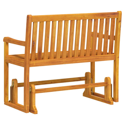 vidaXL Garden Swing Bench 110 cm Solid Acacia Wood - Brown