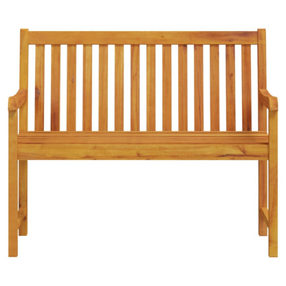 vidaXL Garden benches 1-Seater 110 x 55.5 x 90 cm Solid Acacia Wood - Brown