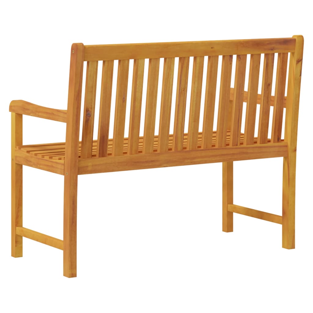 vidaXL Garden benches 1-Seater 110 x 55.5 x 90 cm Solid Acacia Wood - Brown
