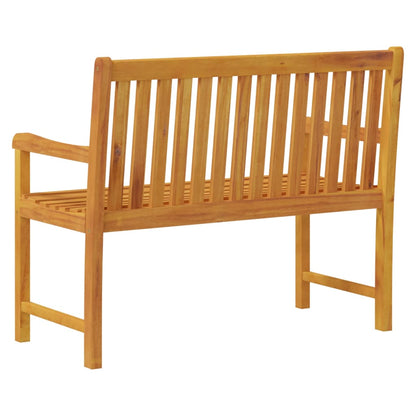 vidaXL Garden benches 1-Seater 110 x 55.5 x 90 cm Solid Acacia Wood - Brown