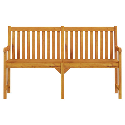 vidaXL Garden benches 1-Seater 150 x 55.5 x 90 cm Solid Acacia Wood - Brown