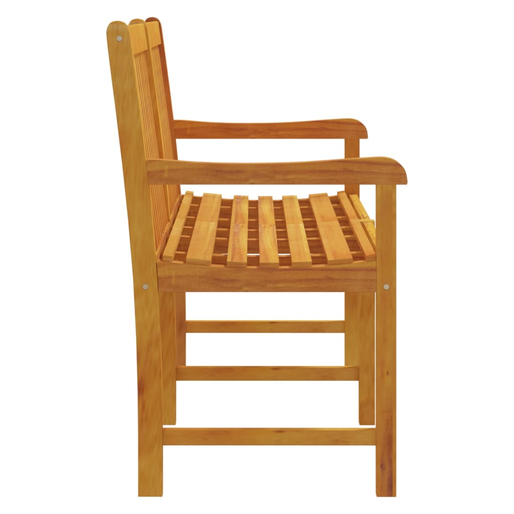 vidaXL Garden benches 1-Seater 150 x 55.5 x 90 cm Solid Acacia Wood - Brown