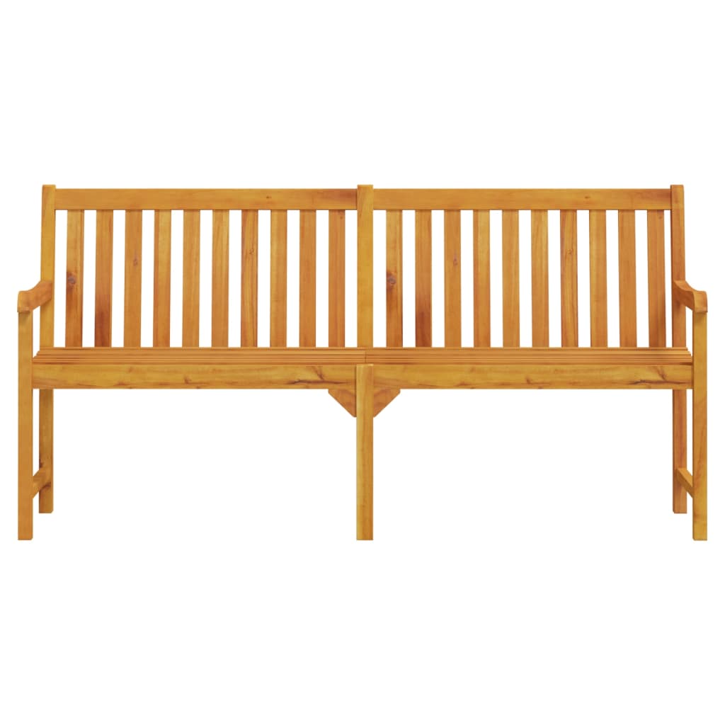 vidaXL Garden benches 1-Seater 180 x 55.5 x 90 cm Solid Acacia Wood - Brown