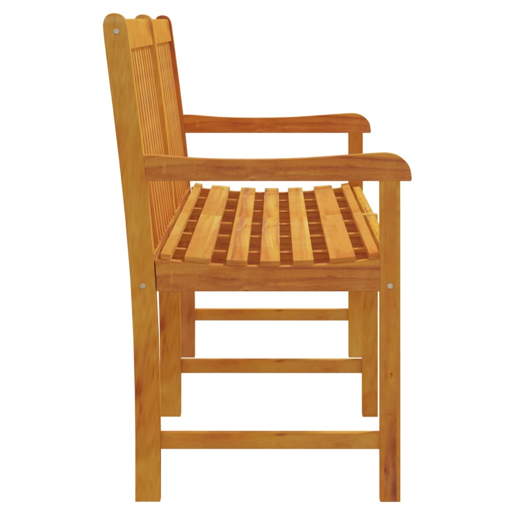 vidaXL Garden benches 1-Seater 180 x 55.5 x 90 cm Solid Acacia Wood - Brown