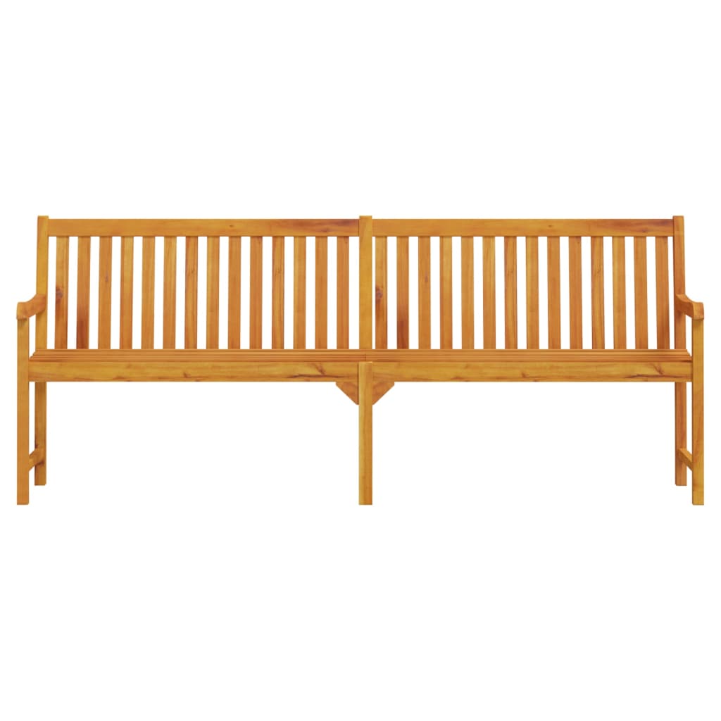 vidaXL Garden benches 1-Seater 219 x 55.5 x 90 cm Solid Acacia Wood - Brown