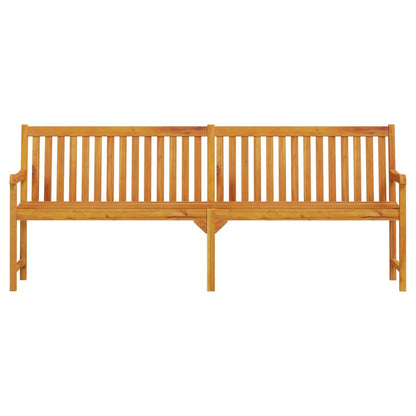 vidaXL Garden benches 1-Seater 219 x 55.5 x 90 cm Solid Acacia Wood - Brown