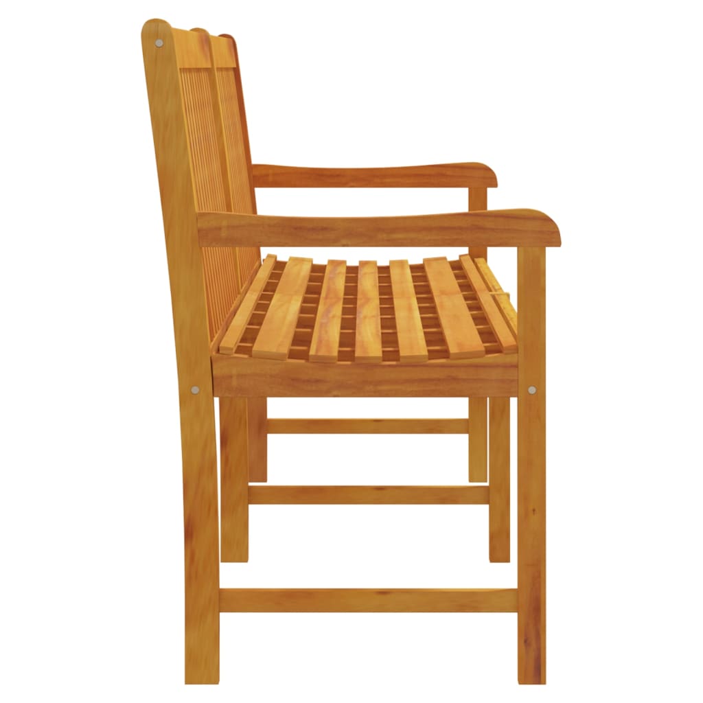 vidaXL Garden benches 1-Seater 219 x 55.5 x 90 cm Solid Acacia Wood - Brown