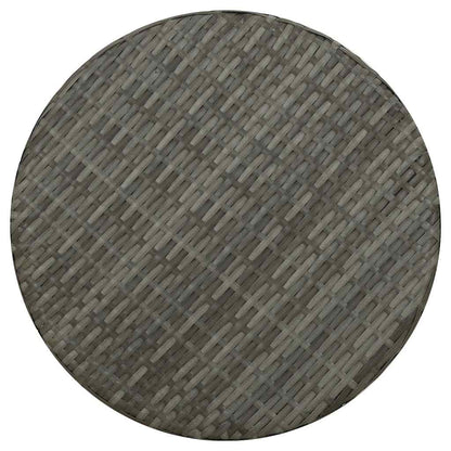 vidaXL Tea Table Grey 45 cm Poly Rattan
