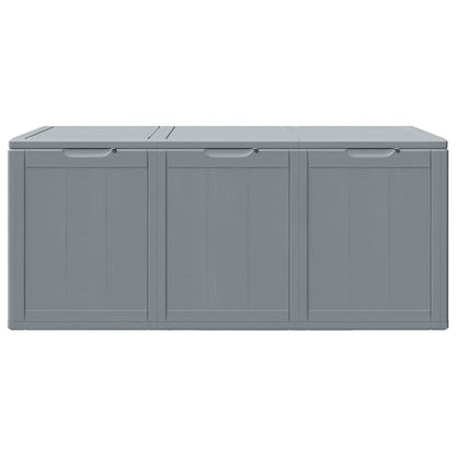 vidaXL Storage Box | Grey | Polypropylene | Large | Modern | Lightweight