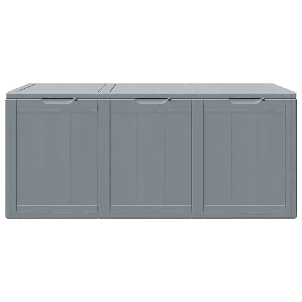 vidaXL Storage Box | Grey | Polypropylene | Large | Modern | Lightweight