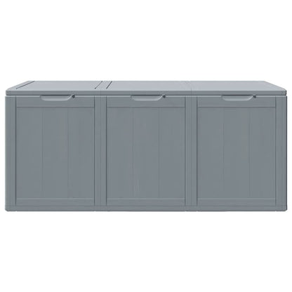 vidaXL Storage Box | Grey | Polypropylene | Large | Modern | Lightweight