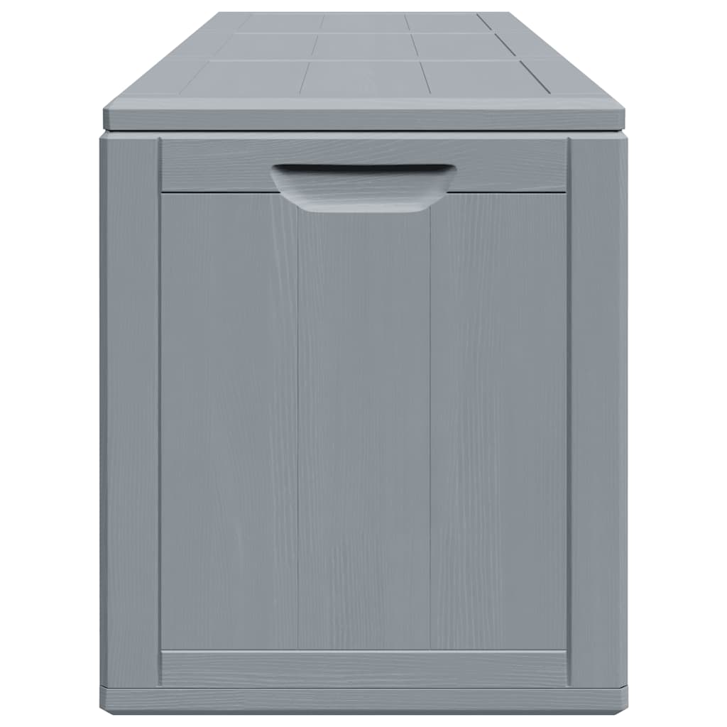 vidaXL Storage Box | Grey | Polypropylene | Large | Modern | Lightweight