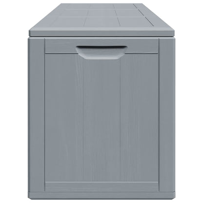 vidaXL Storage Box | Grey | Polypropylene | Large | Modern | Lightweight