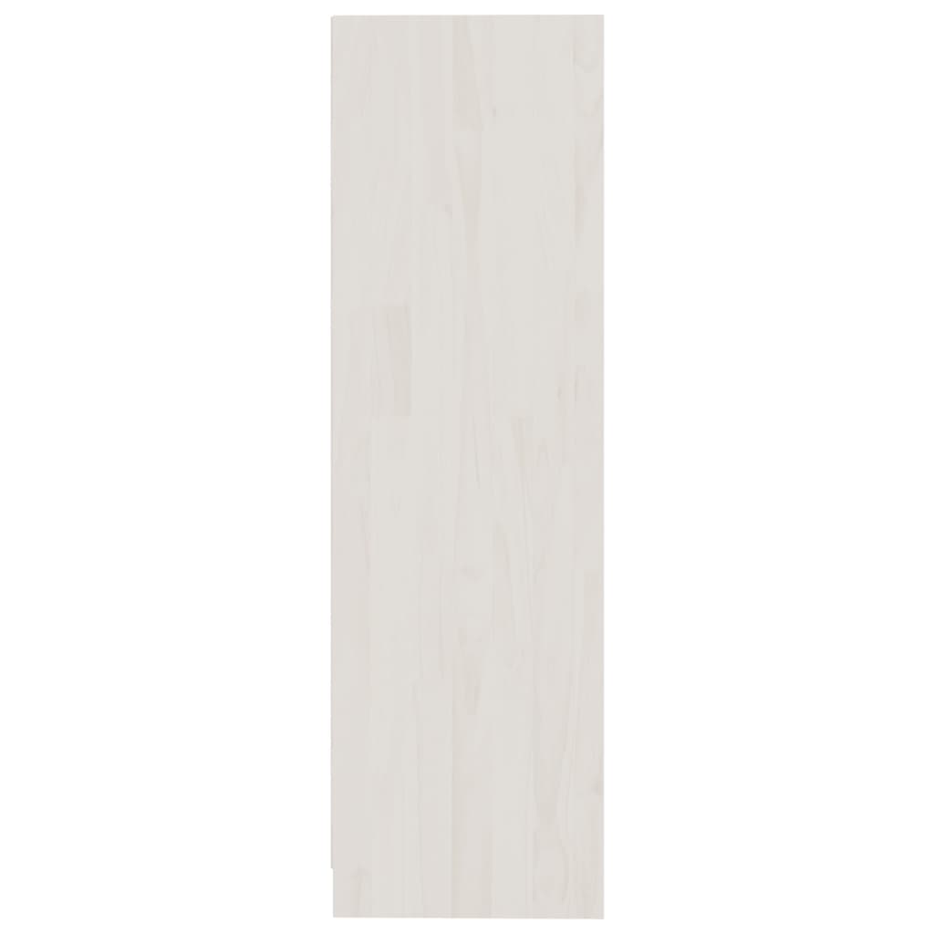 vidaXL Book Cabinet/Room Divider White 104x33.5x110 cm Solid Pinewood