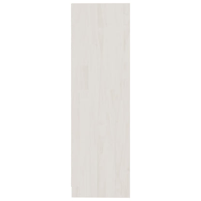 vidaXL Book Cabinet/Room Divider White 104x33.5x110 cm Solid Pinewood