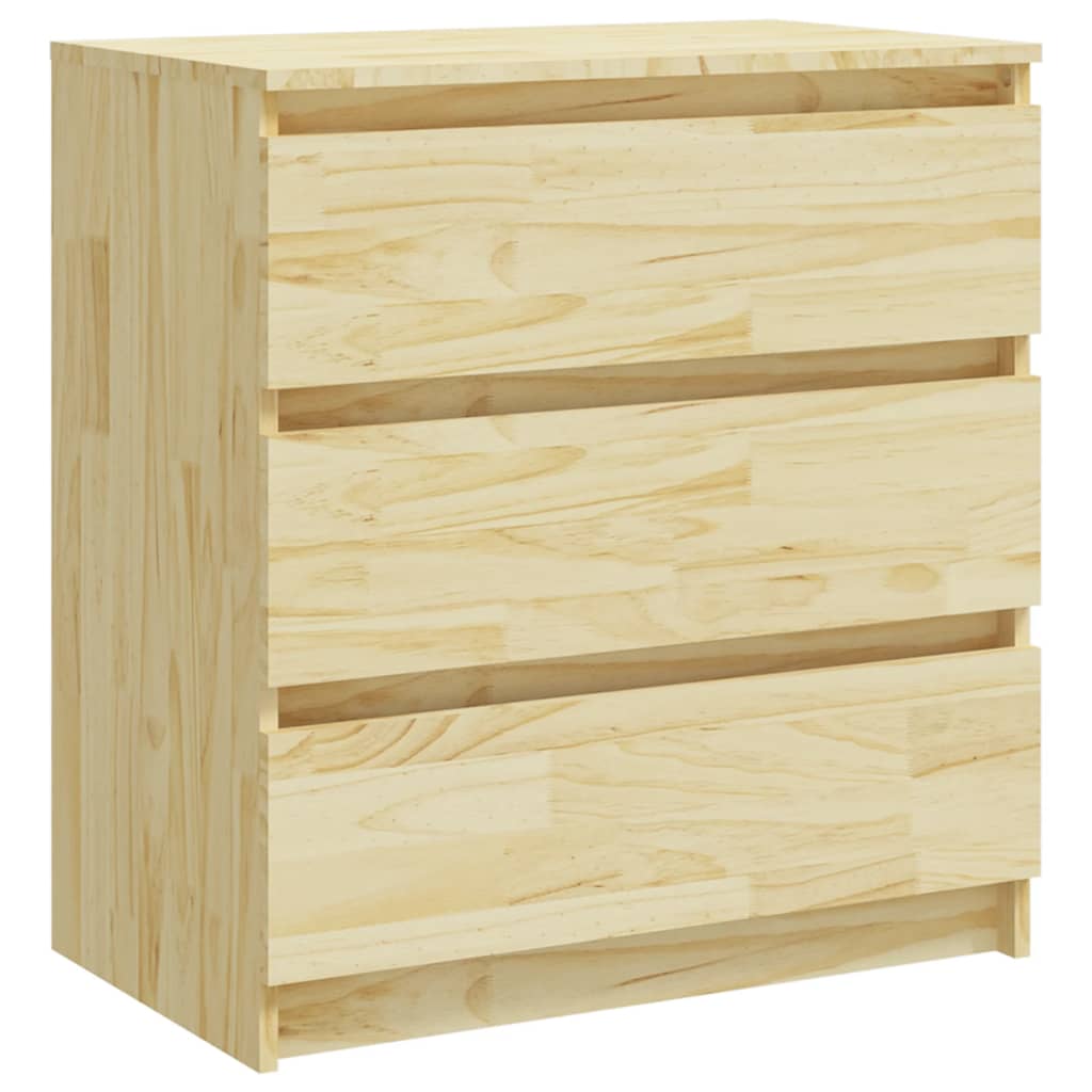 vidaXL Bedside Cabinets 2 pcs 60x36x64 cm Solid Pinewood - Brown