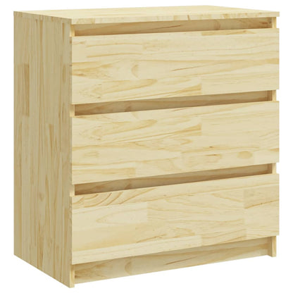 vidaXL Bedside Cabinets 2 pcs 60x36x64 cm Solid Pinewood - Brown