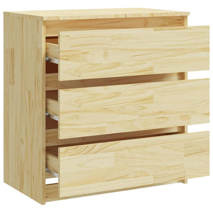 vidaXL Bedside Cabinets 2 pcs 60x36x64 cm Solid Pinewood - Brown