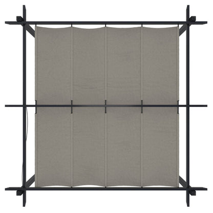 vidaXL Garden Gazebo | Cream | Powder-coated steel | 3x3 meters - 3 x 3 x 2.2 m