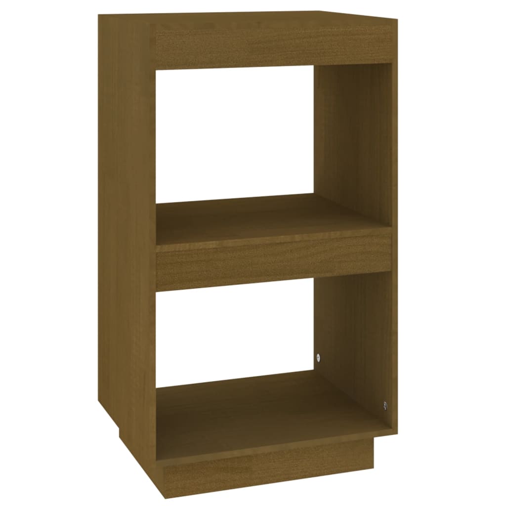 vidaXL Book Cabine Honey Brown 40x35x71 cm Solid Pinewood