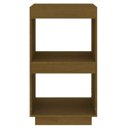 vidaXL Book Cabine Honey Brown 40x35x71 cm Solid Pinewood