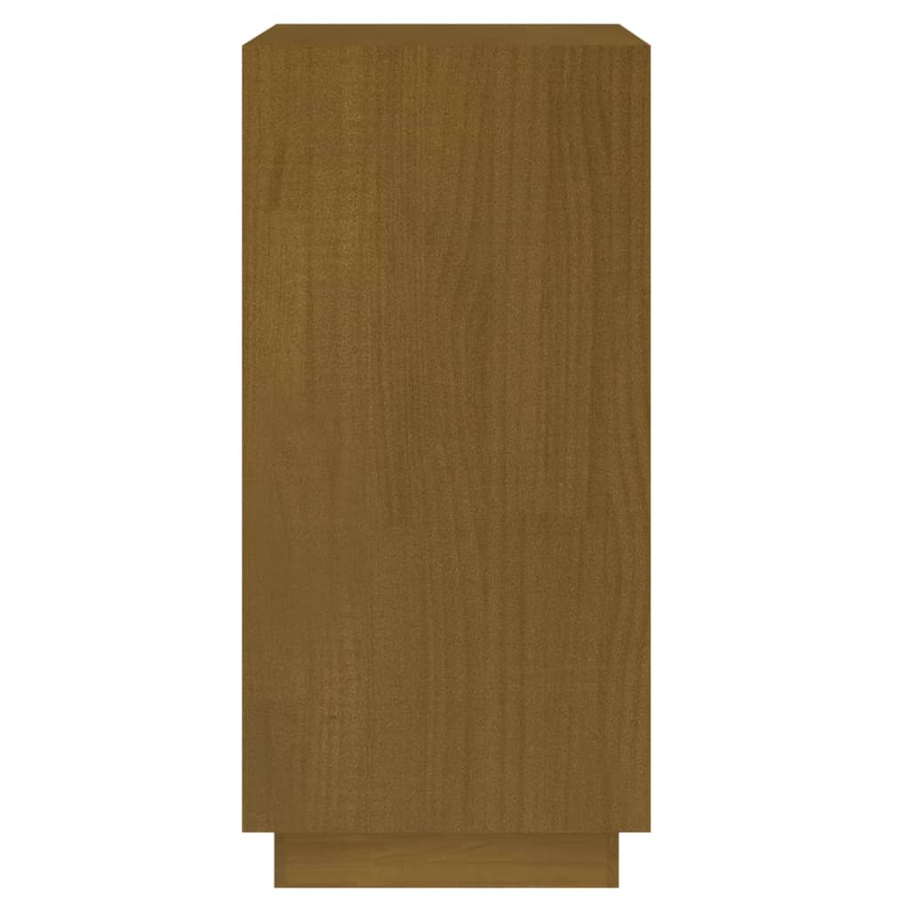 vidaXL Book Cabine Honey Brown 40x35x71 cm Solid Pinewood