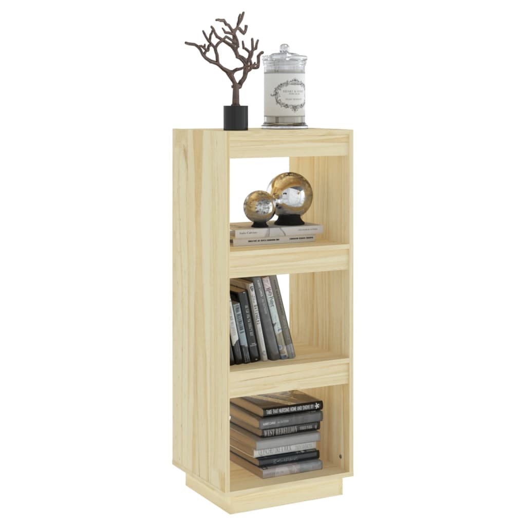 vidaXL Book Cabinet/Room Divider 40x35x103 cm Solid Pinewood - Brown