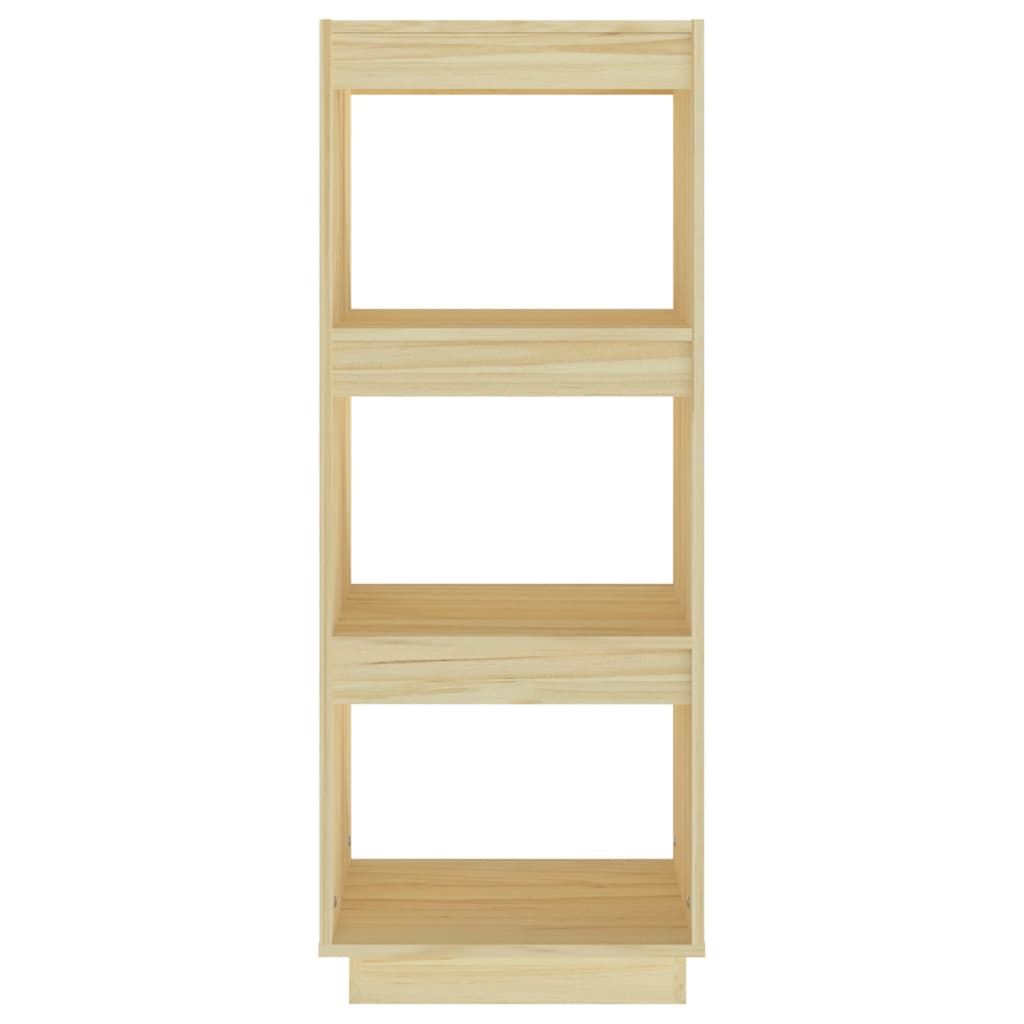 vidaXL Book Cabinet/Room Divider 40x35x103 cm Solid Pinewood - Brown