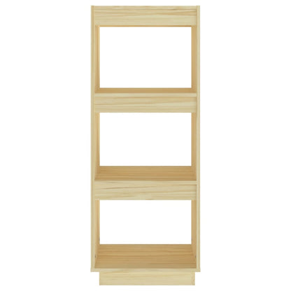 vidaXL Book Cabinet/Room Divider 40x35x103 cm Solid Pinewood - Brown
